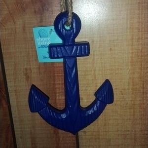 Navy blue Anchor wall decor
